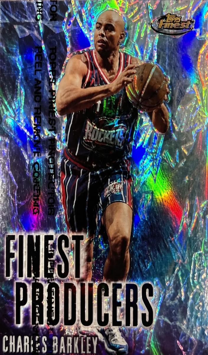 1999 Topps Finest Basketball Refractor Charles Barkley #FP10