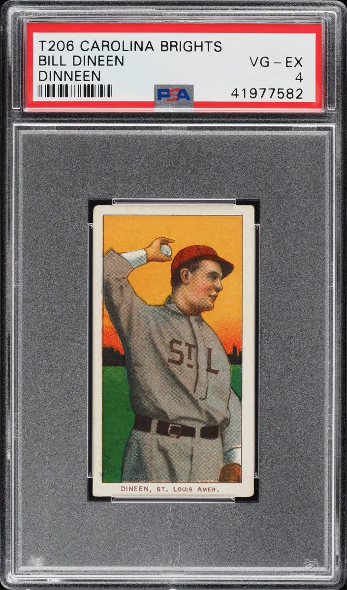 1909-11 T206 Baseball Bill Dinneen #NNO