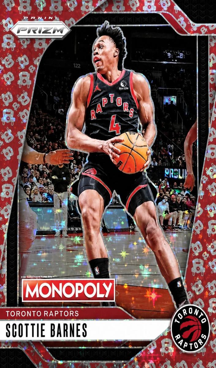 2024 Panini Prizm Monopoly Basketball Free Parking Scottie Barnes #67