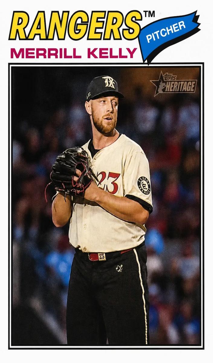 2026 Topps Heritage Baseball Deckle Edge Merrill Kelly #316