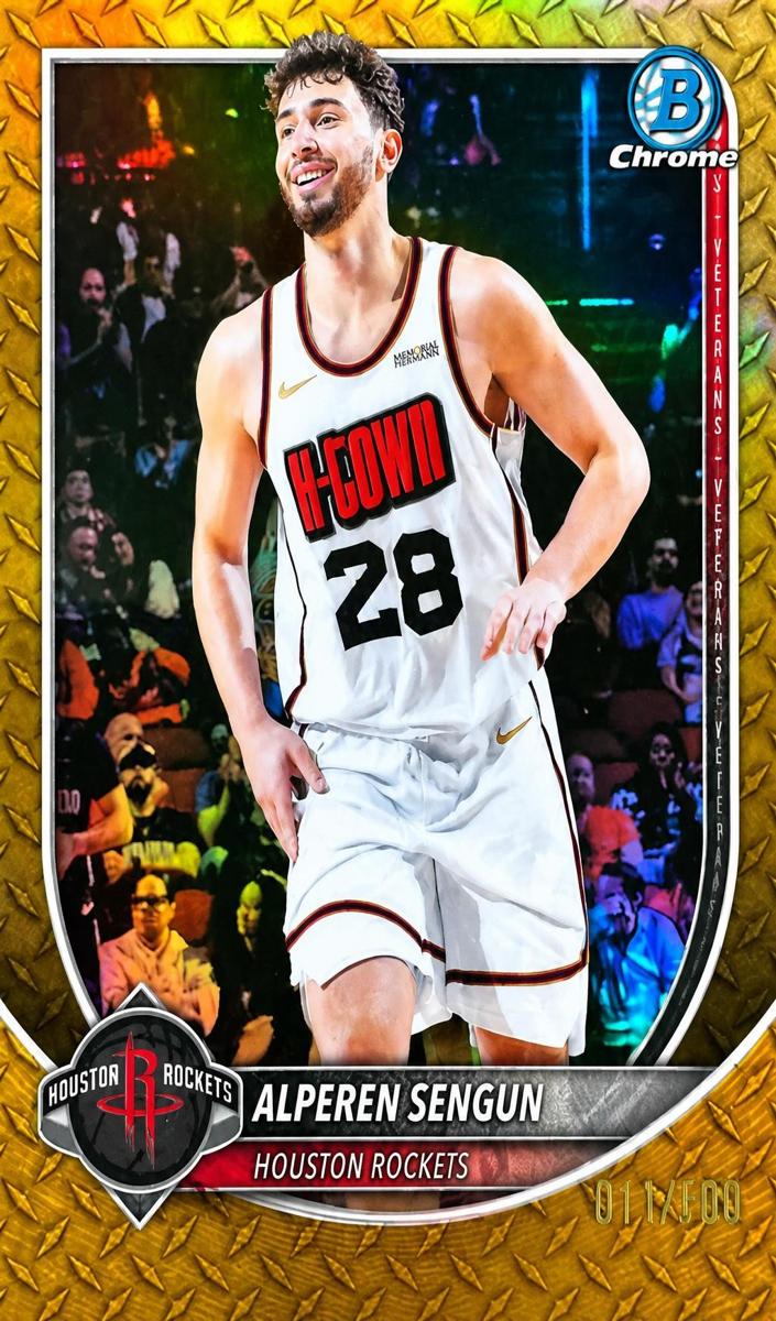 2025 Bowman Basketball Steel Metal Refractor Alperen Sengun #BCV-133