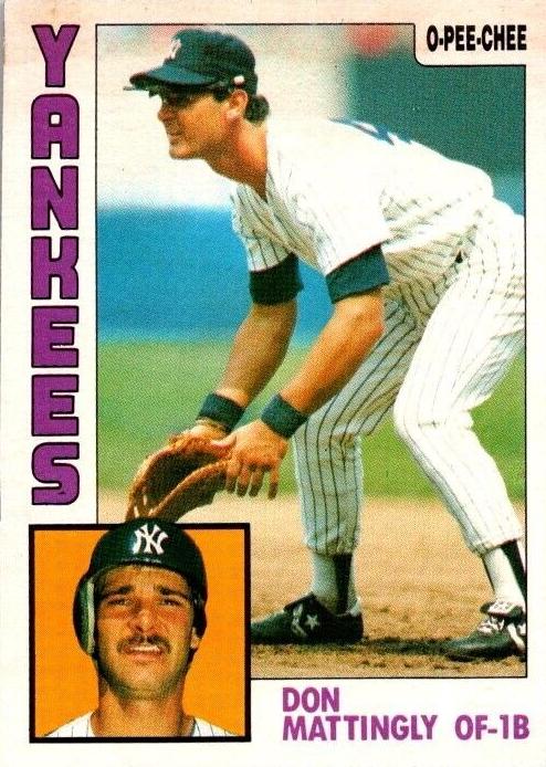 1984 O-Pee-Chee Baseball Don Mattingly #8