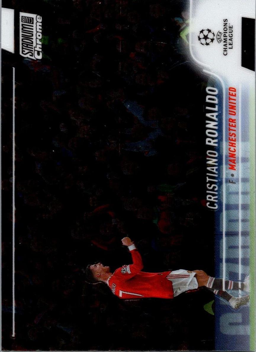 2021 Topps Stadium Club Chrome UEFA Champions League Soccer Cristiano Ronaldo #7