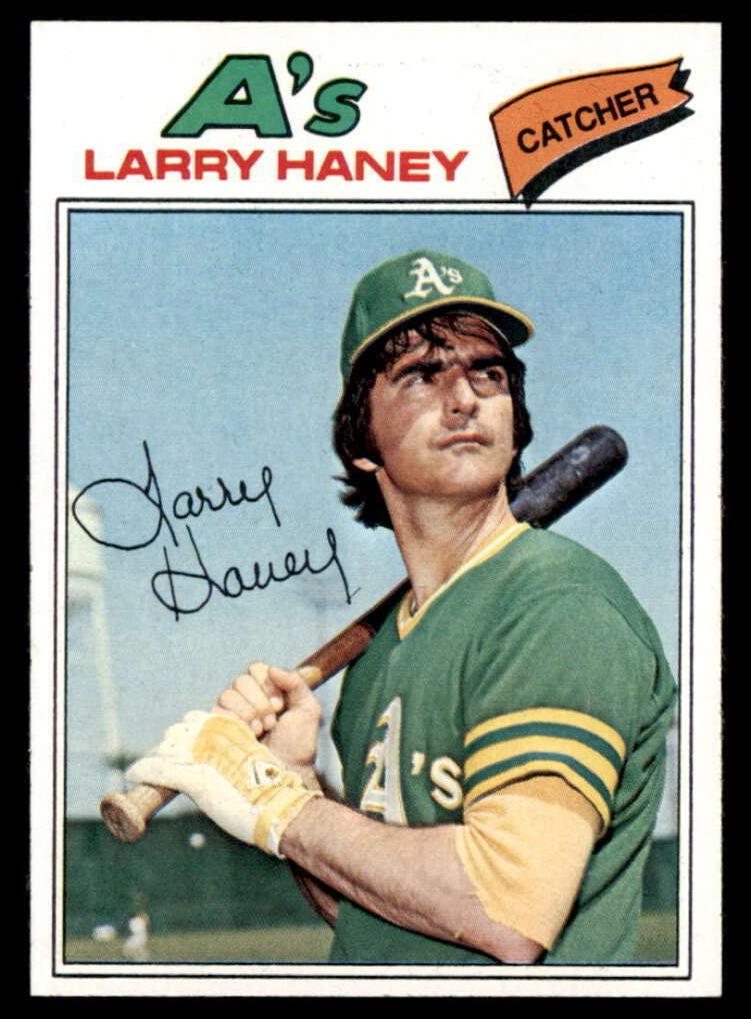 1977 Topps Baseball Larry Haney #12