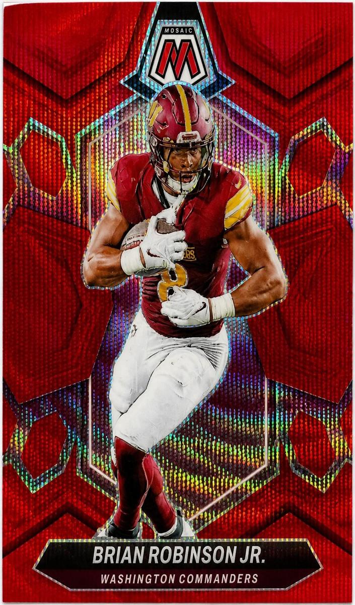 2024 Panini Mosaic Football Red Wave Brian Robinson Jr. #219