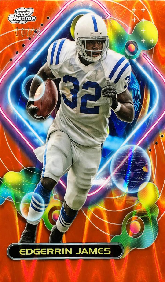 2023 Topps Composite Football Orange Galactic Edgerrin James #272