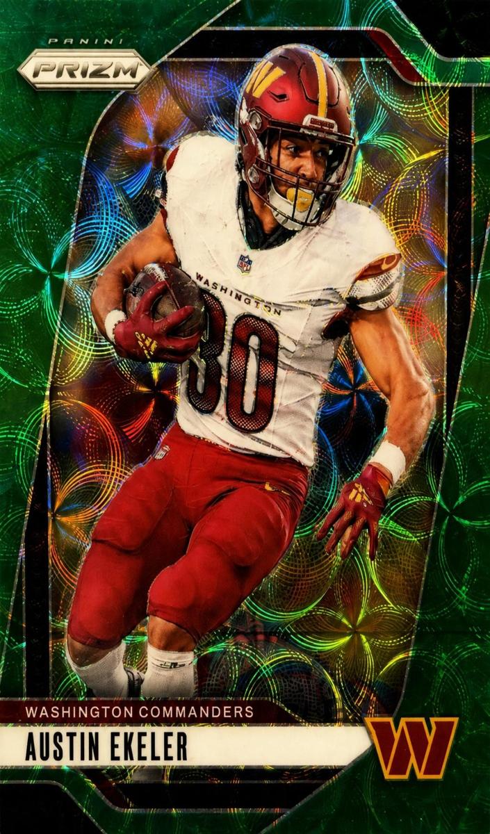 2024 Panini Prizm Football Green Scope Austin Ekeler #287