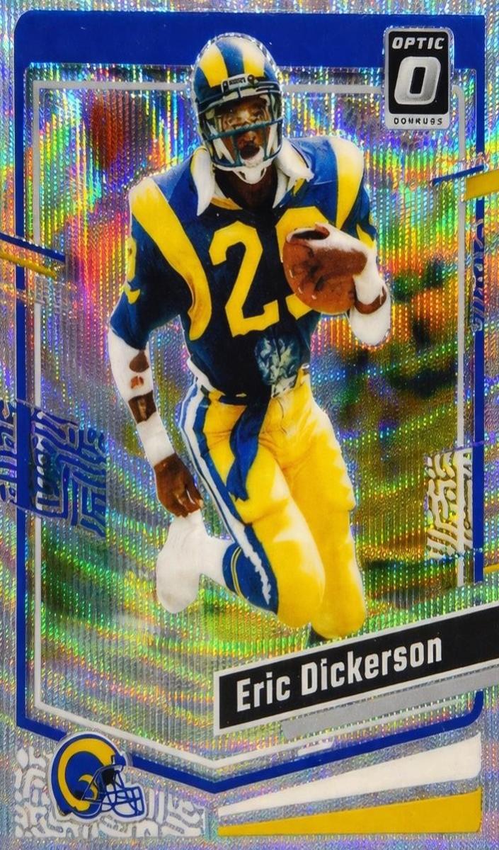 2023 Donruss Optic Football Wave Eric Dickerson #111 PSA 8.5