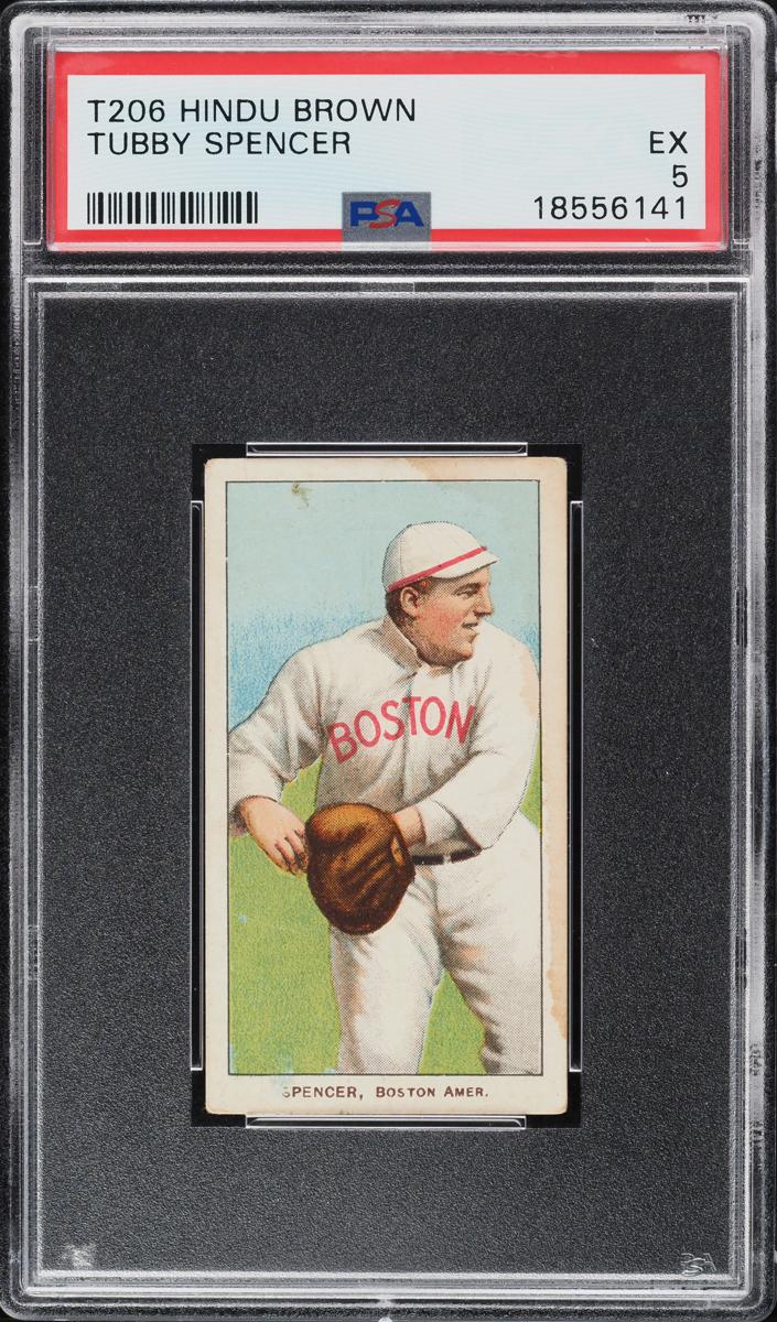 1909-11 T206 Baseball Batting Tubby Spencer #NNO
