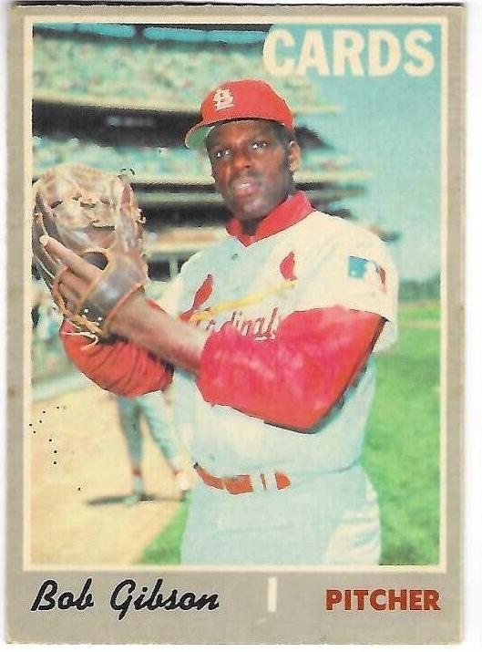 1970 O-Pee-Chee Baseball Bob Gibson #530 PSA 6