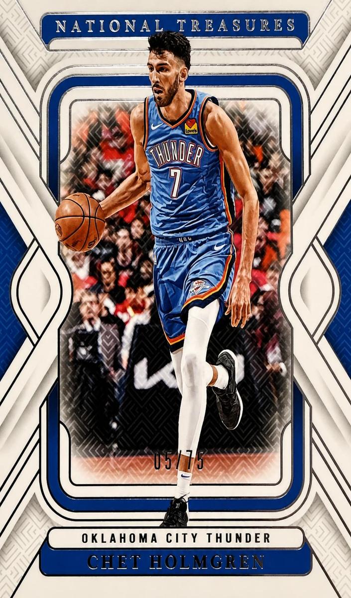 2024 Panini National Treasures Basketball Chet Holmgren #81
