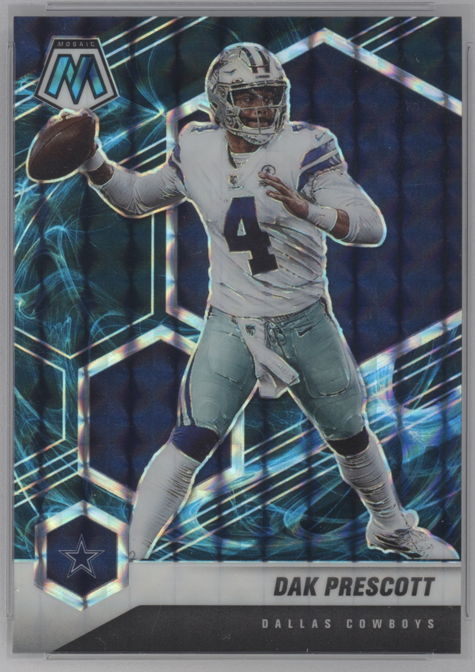 2021 Panini Mosaic Football Genesis Dak Prescott #58 PSA 9