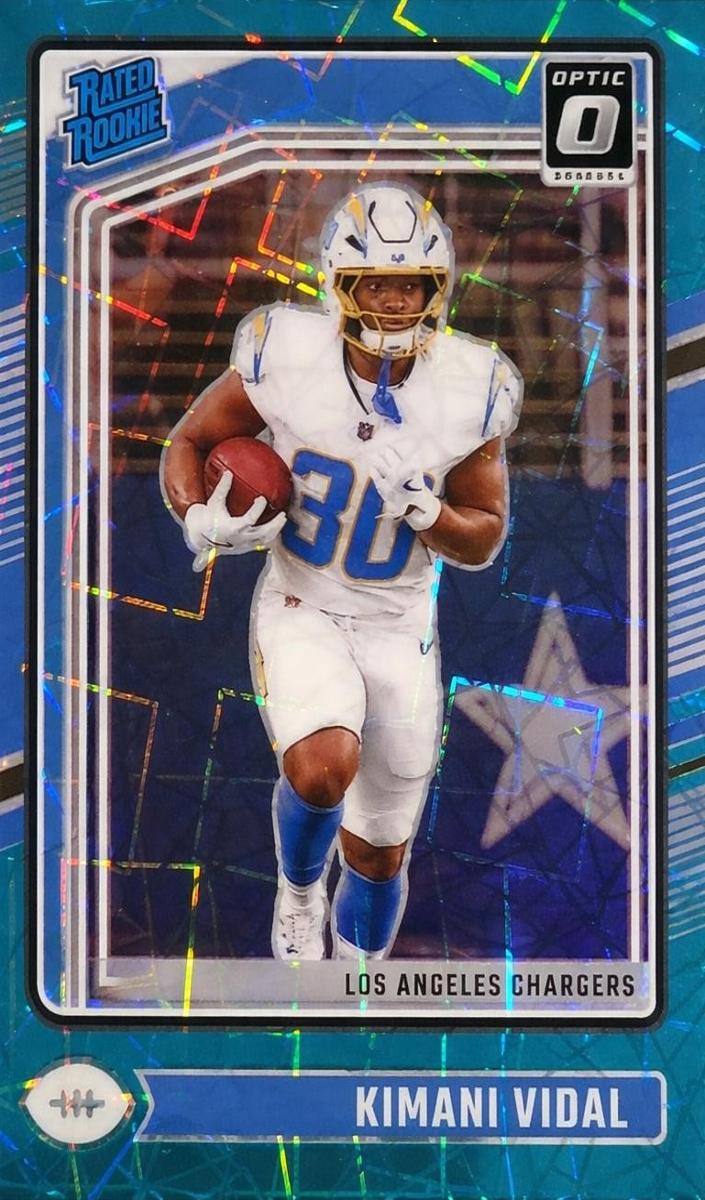 2024 Donruss Optic Football Teal Velocity Kimani Vidal #262