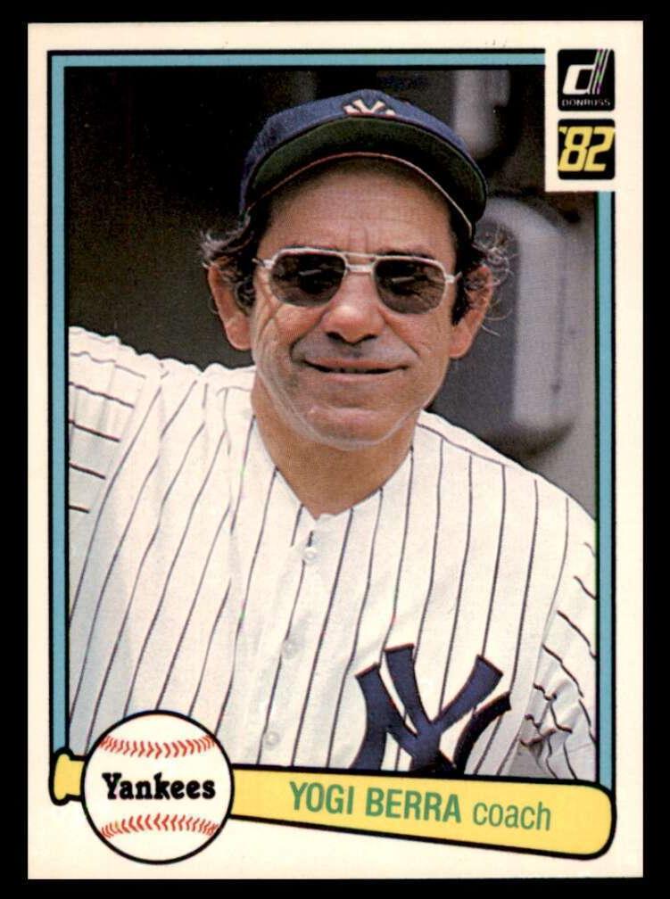 1982 Donruss Baseball Yogi Berra #387