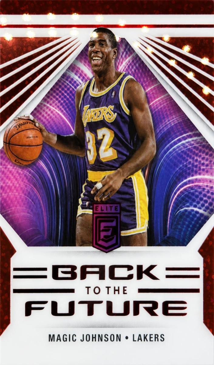 2022 Donruss Elite Basketball Asia Red Magic Johnson #2