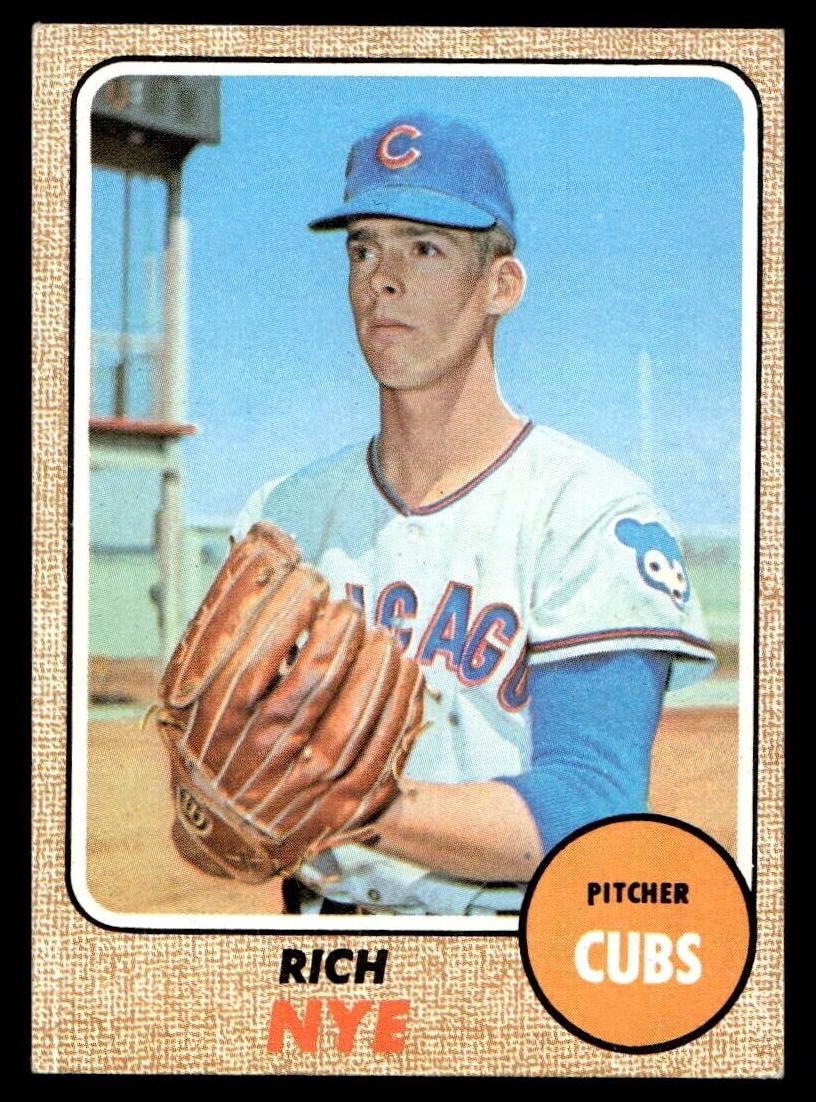 1968 Topps Baseball Rich Nye #339 PSA 6.5