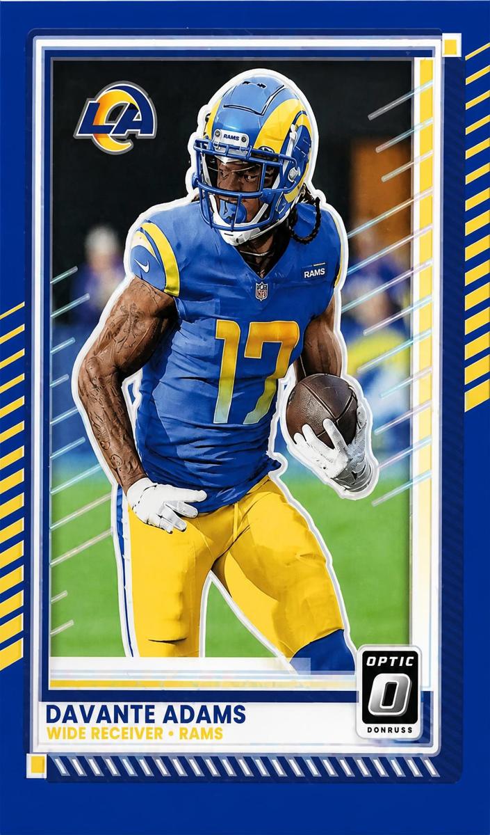 2025 Donruss Optic Football Blue Davante Adams #64
