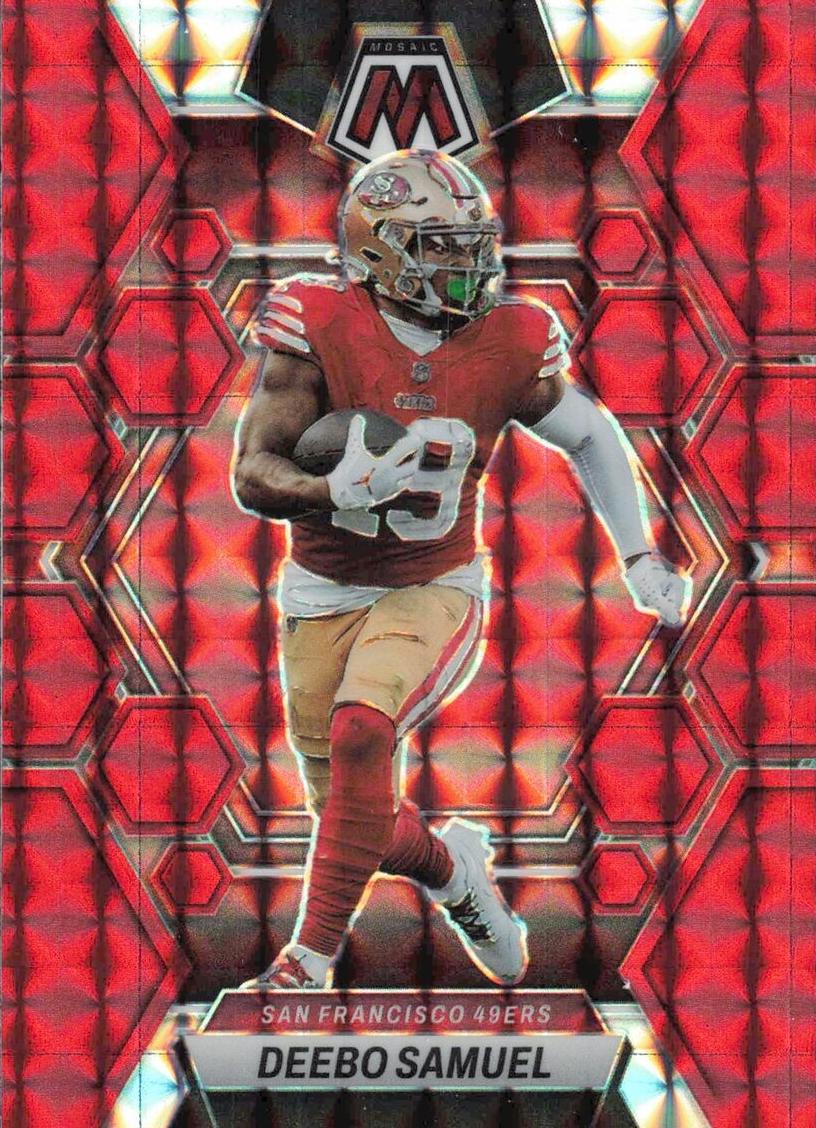 2023 Panini Mosaic Football Red Deebo Samuel #215