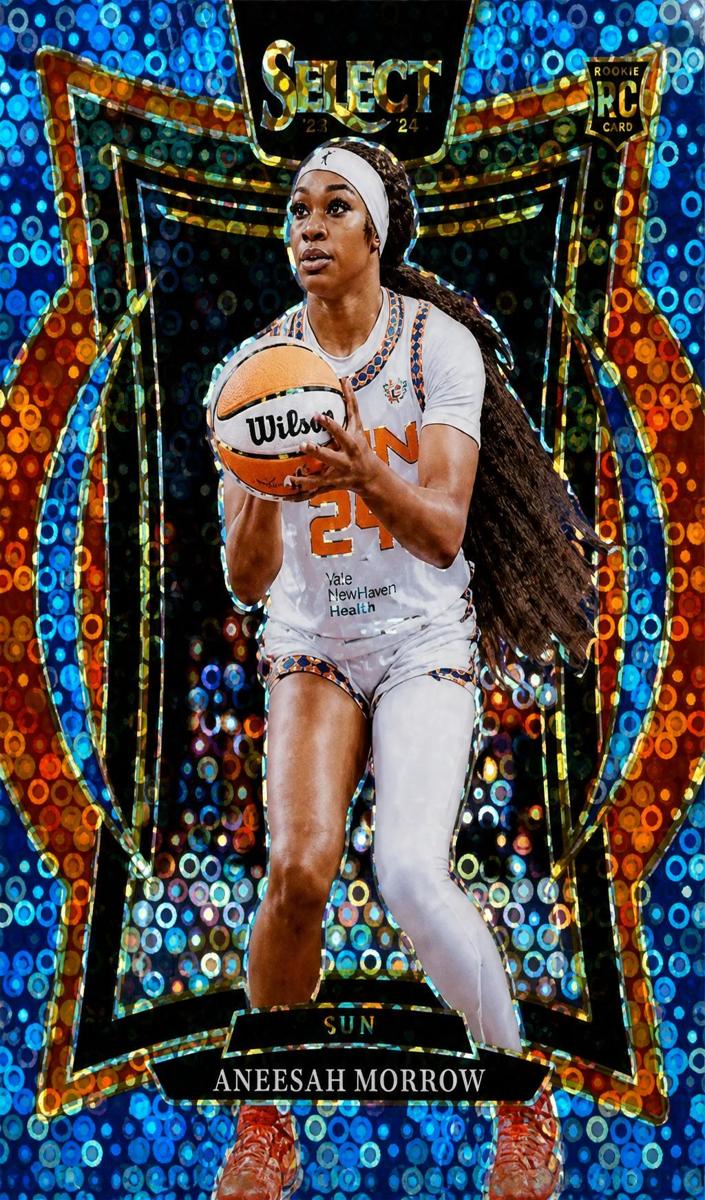 2025 Panini Select WNBA Basketball Light Blue Disco Aneesah Morrow #42