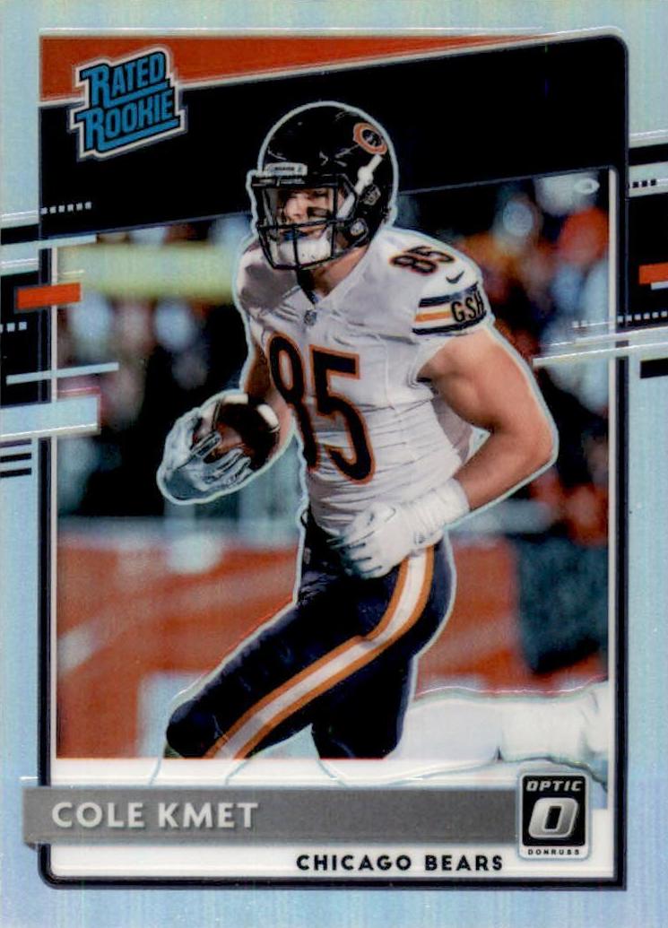 2020 Donruss Optic Football Holo Cole Kmet #181 PSA 8.5
