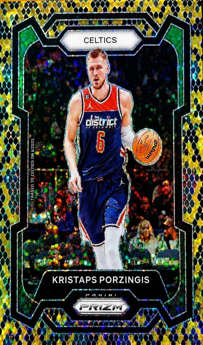 2023 Panini Prizm Basketball King Snake Kristaps Porzingis #8