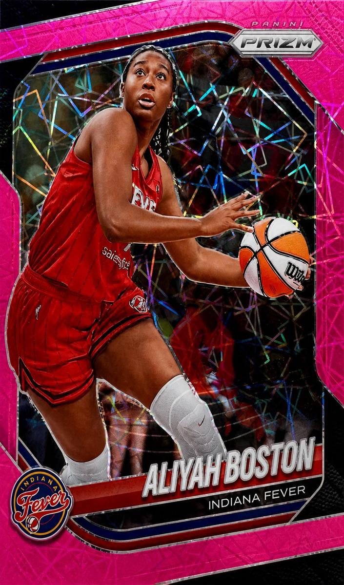 2025 Panini Prizm WNBA Basketball Pink Velocity Aliyah Boston #75