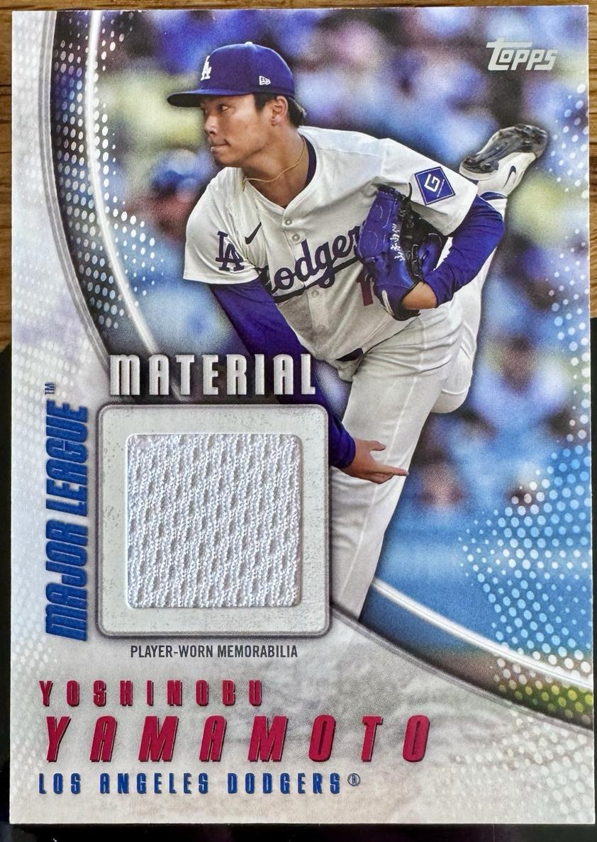 2025 Topps Baseball Yoshinobu Yamamoto #MLM-YY PSA 8