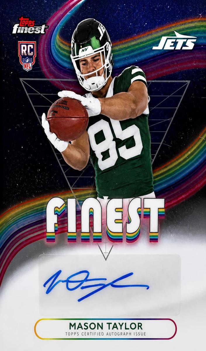 2025 Topps Finest Football Mason Taylor #RFA-MT RAW Ungraded