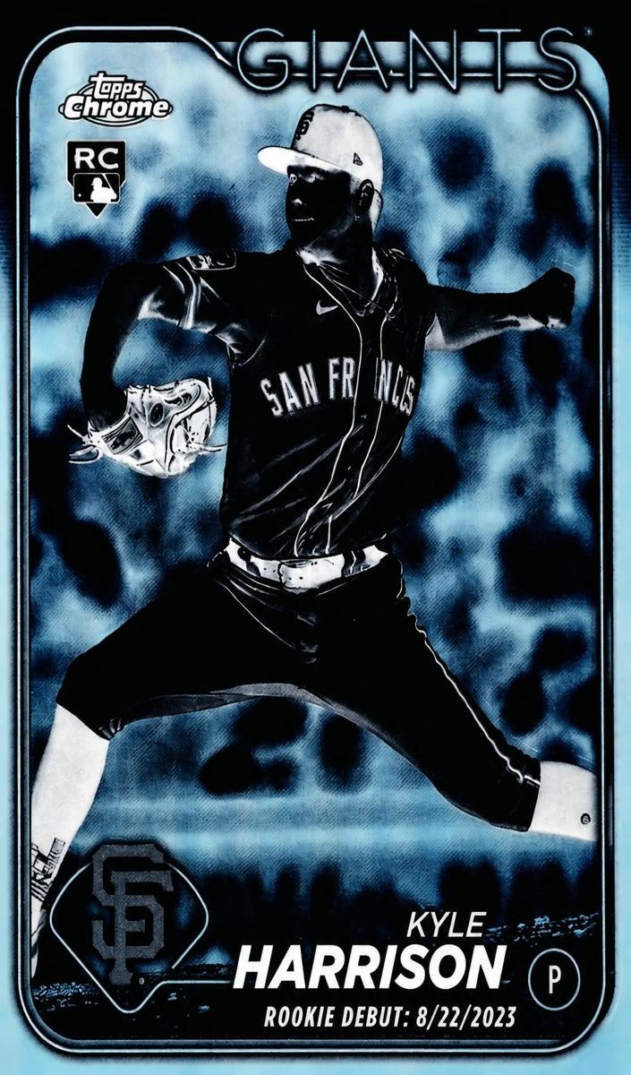 2024 Topps Chrome Update Baseball Negative Kyle Harrison #USC157