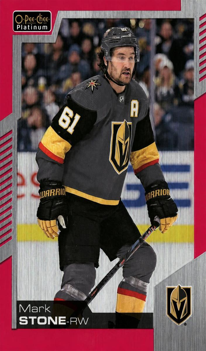 2020 O-Pee-Chee Platinum Hockey Matte Pink Mark Stone #40