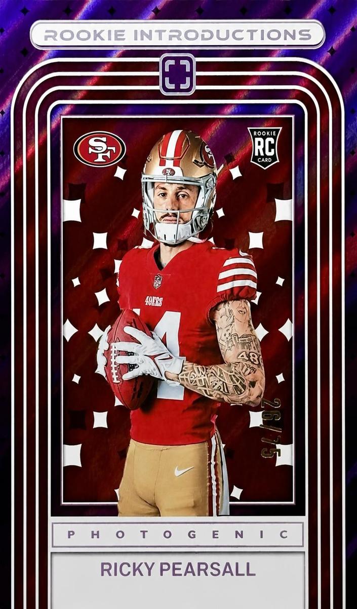 2024 Panini PhotoGenic Football Purple Ricky Pearsall #10