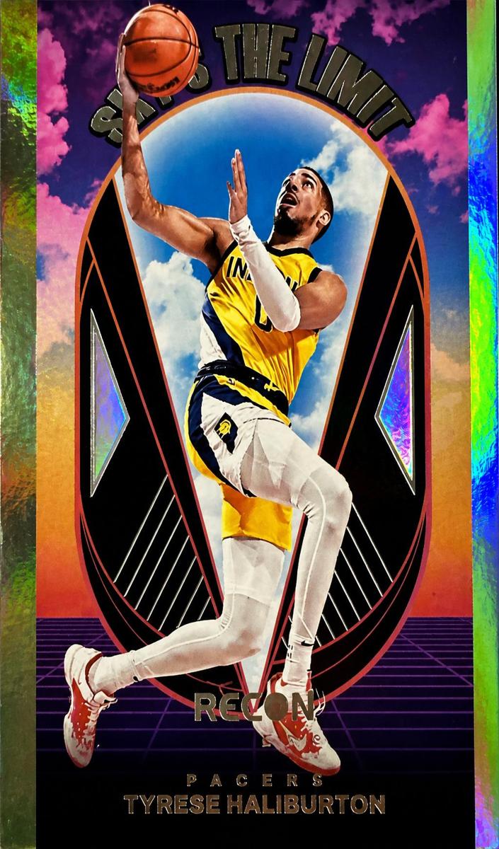 2023 Panini Recon Basketball Purple Tyrese Haliburton #7