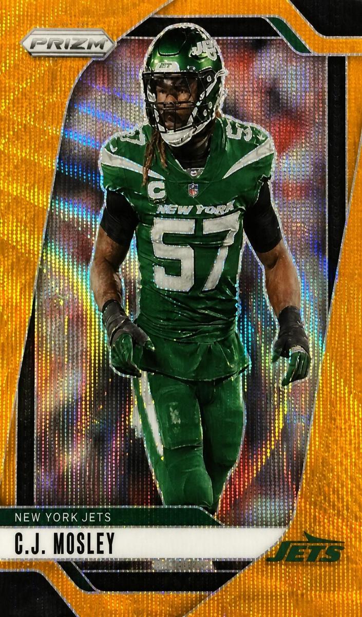 2024 Panini Prizm Football Orange Wave C.J. Mosley #227