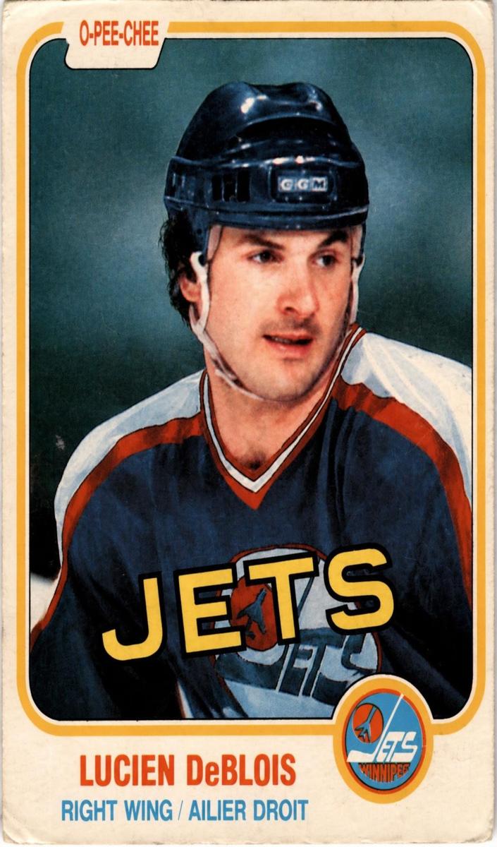 1981 O-Pee-Chee Hockey Lucien Deblois #74 PSA 10