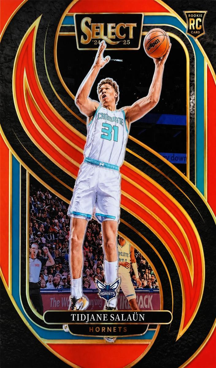 2024 Panini Select Basketball Red Tidjane Salaun #169