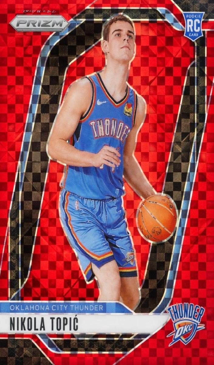 2024 Panini Prizm Basketball Red Power Nikola Topic #230 PSA 9