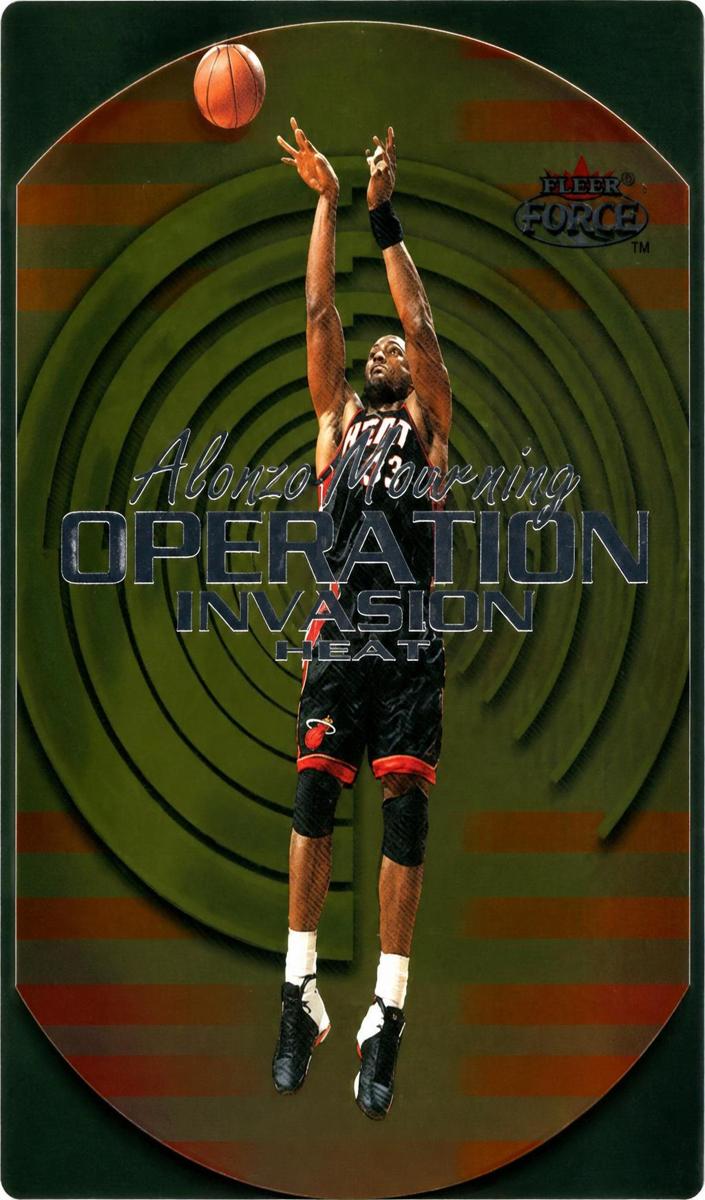 1999 Fleer Force Basketball Alonzo Mourning #14OI