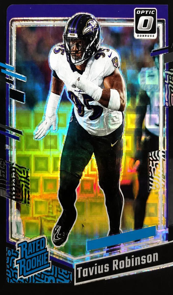 2023 Donruss Optic Football Black Pandora Tavius Robinson #208