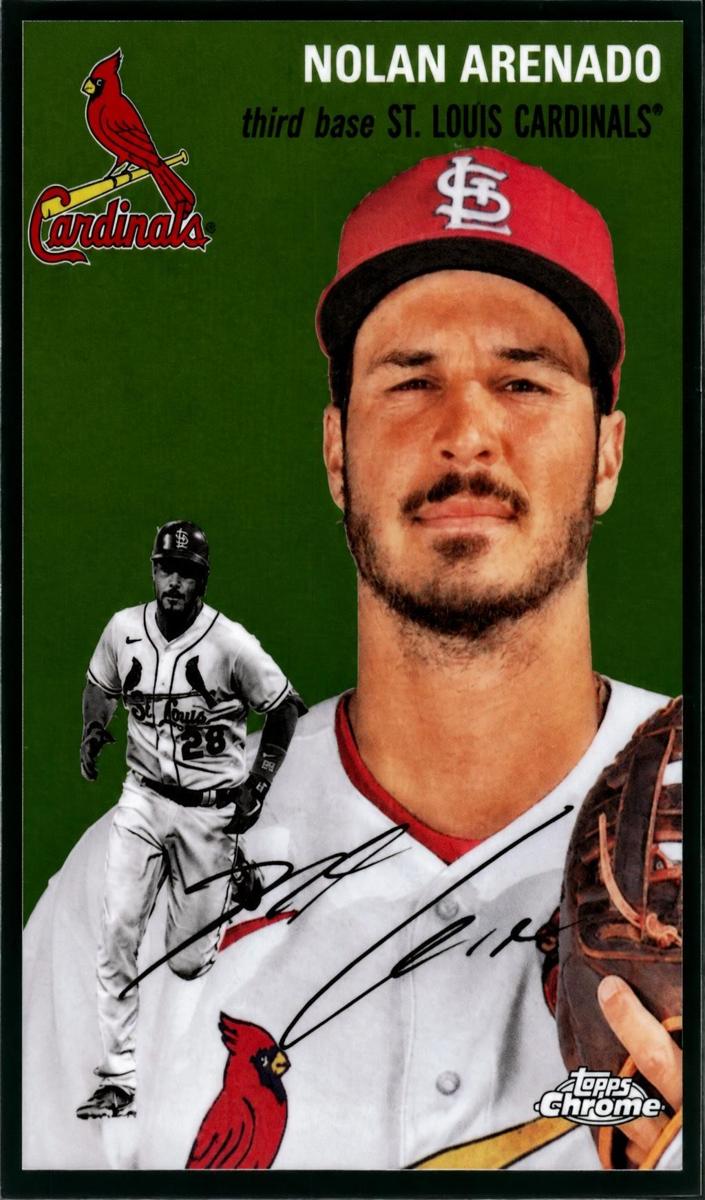 2023 Topps Chrome Platinum Baseball Nolan Arenado #302