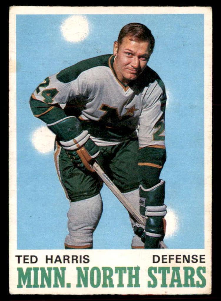 1970 O-Pee-Chee Hockey Ted Harris #166 PSA 7.5