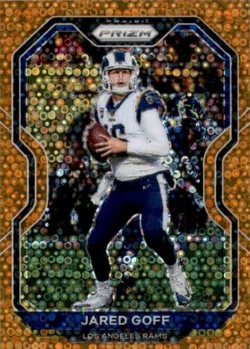 2020 Panini Prizm Football Disco Prizm Jared Goff #275
