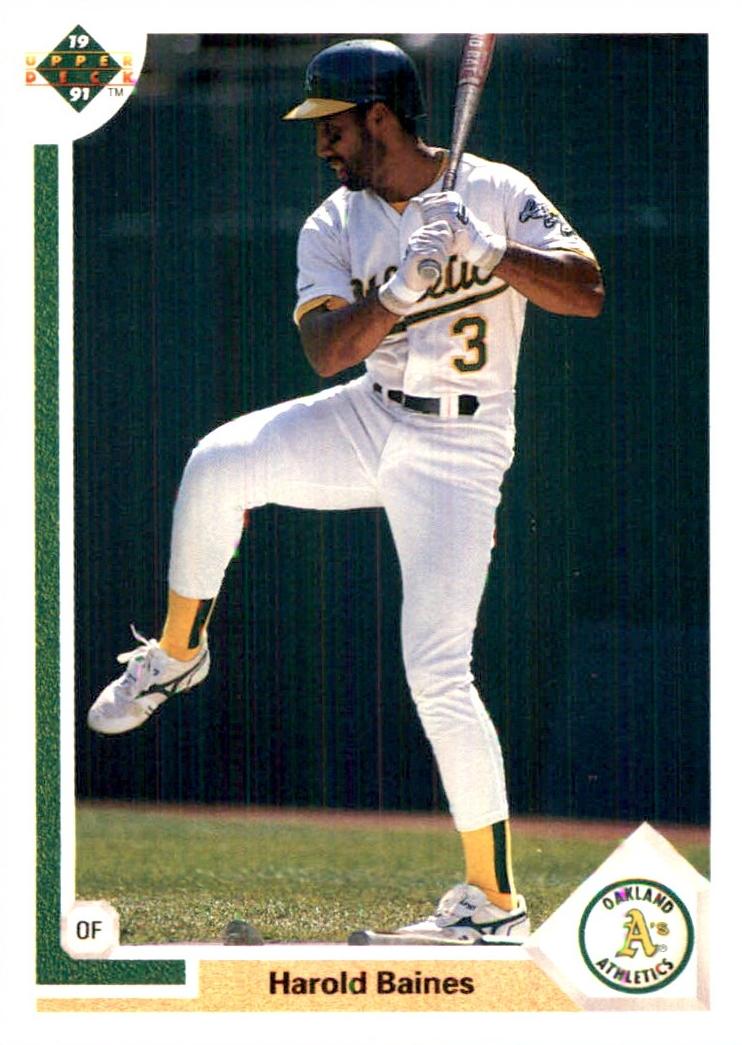 1991 Upper Deck Baseball Harold Baines #562 PSA 8