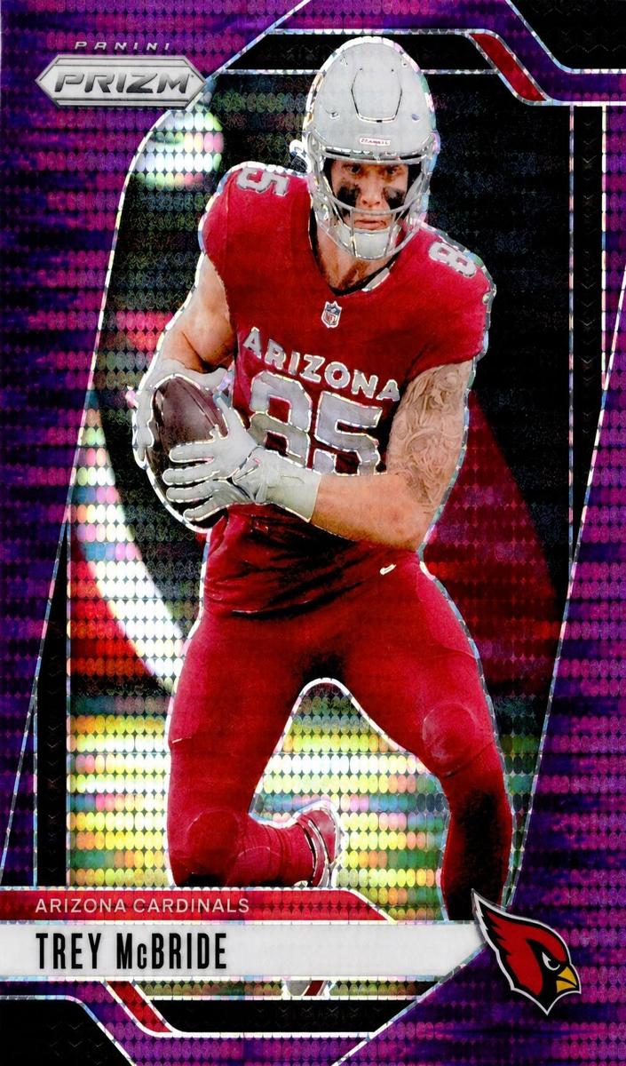 2024 Panini Prizm Football Purple Pulsar Trey McBride #4