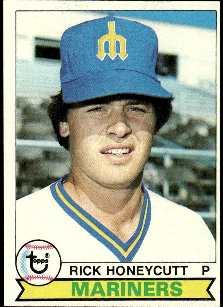 1979 Topps Baseball Rick Honeycutt #612 PSA 9