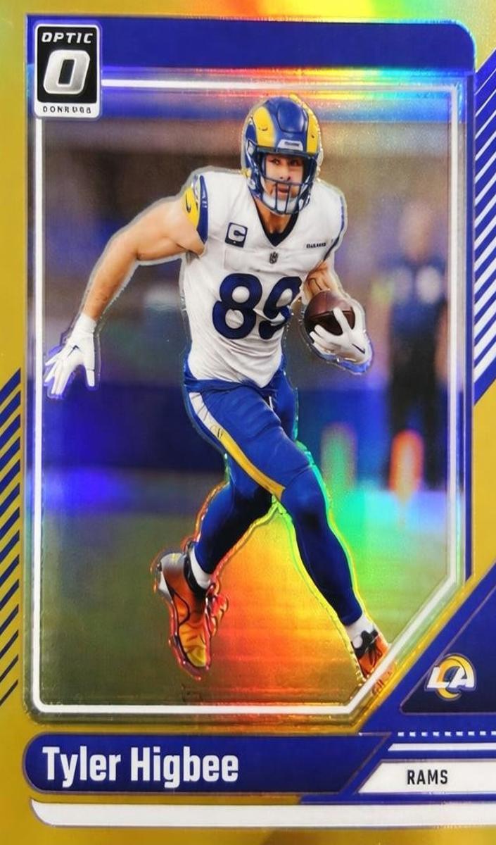 2024 Donruss Optic Football Gold Tyler Higbee #117