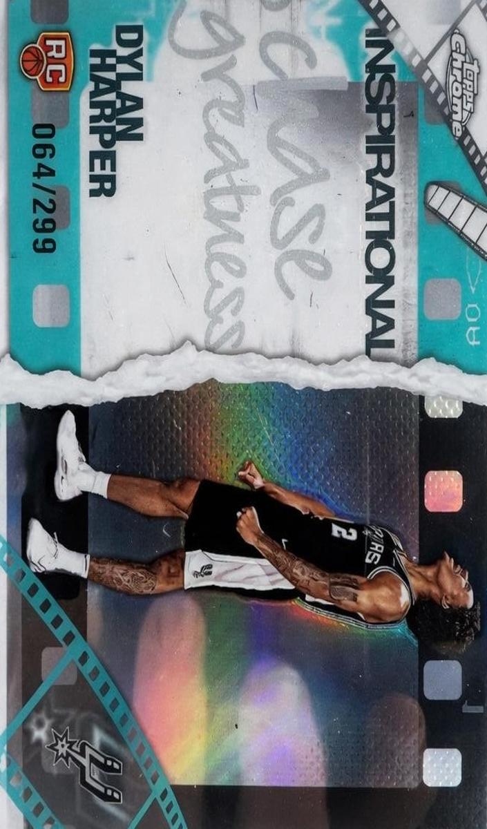 2025 Topps Chrome Basketball Teal Refractor Dylan Harper #IP-19