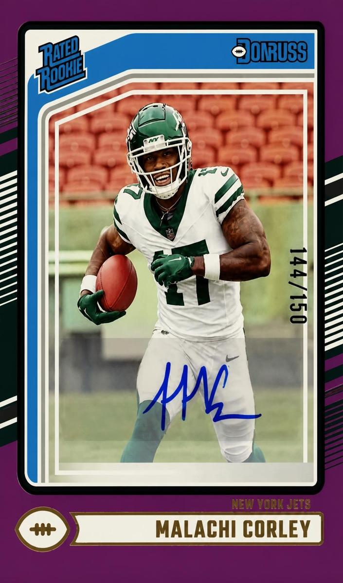 2024 Panini Donruss Football Purple Malachi Corley #333
