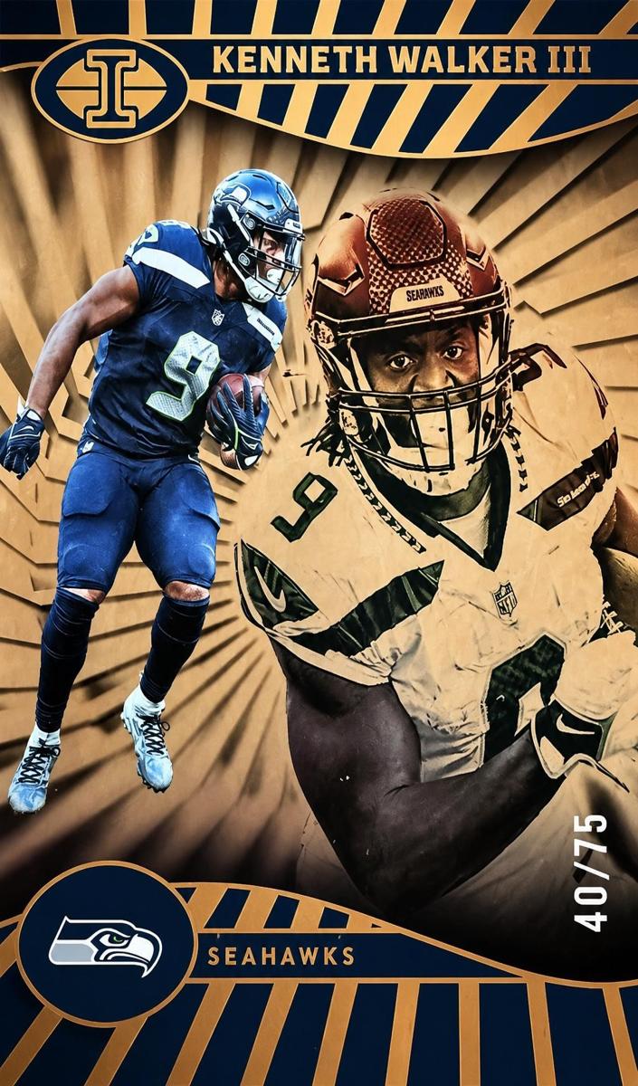 2024 Panini Illusions Football Bronze Trophy Collection Kenneth Walker III #80