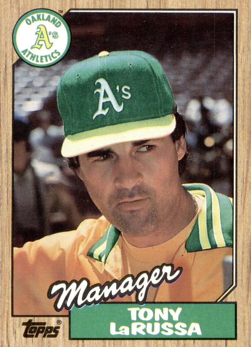 1987 Topps Baseball Tony LaRussa #68 PSA 10