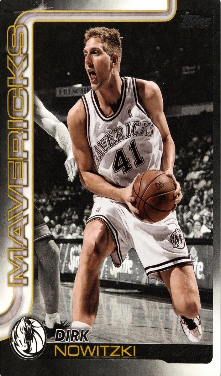 2025 Topps Basketball Blackout Dirk Nowitzki #252